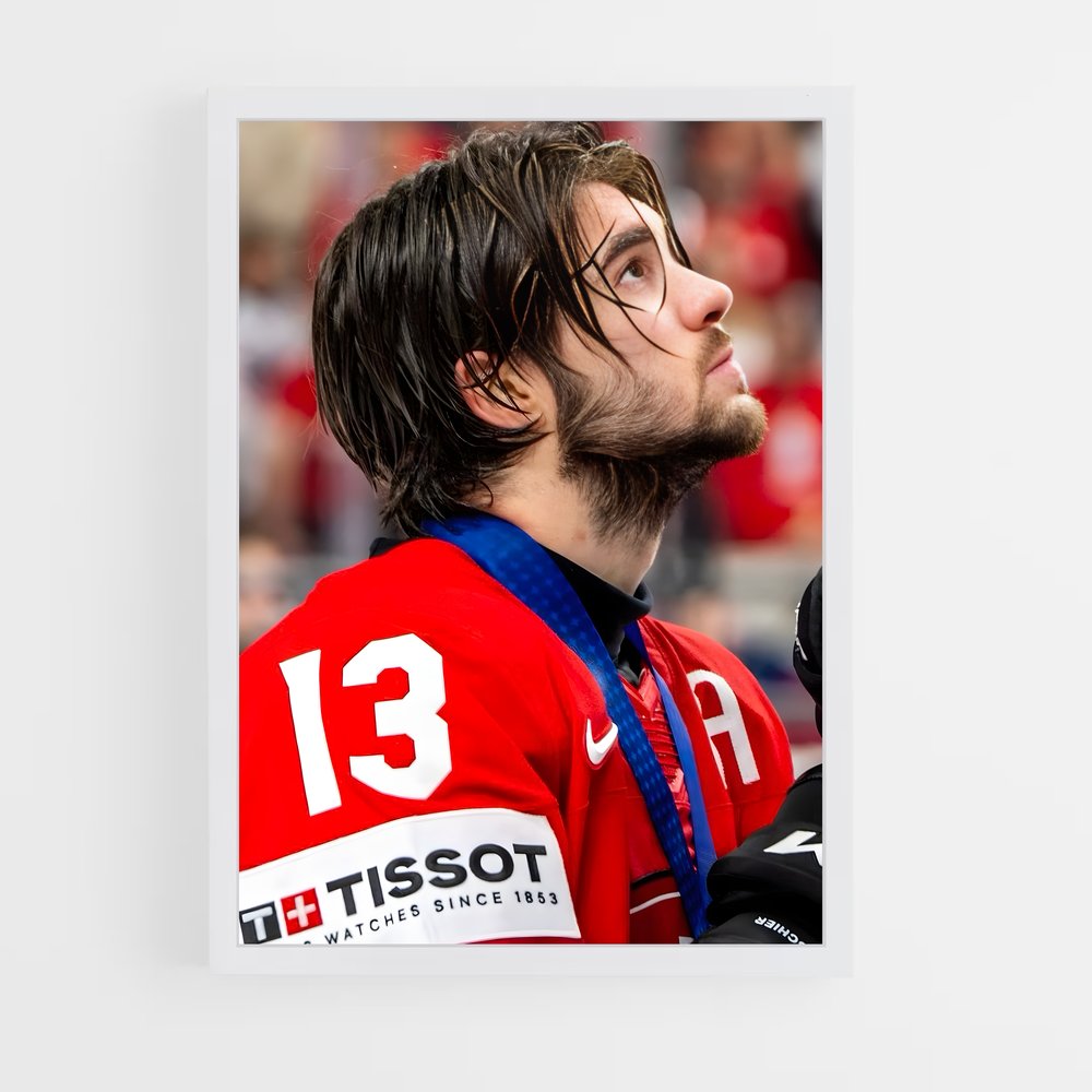 Poster Le Barbu du Hockey – affiche Hockey sur glace (vue 3)